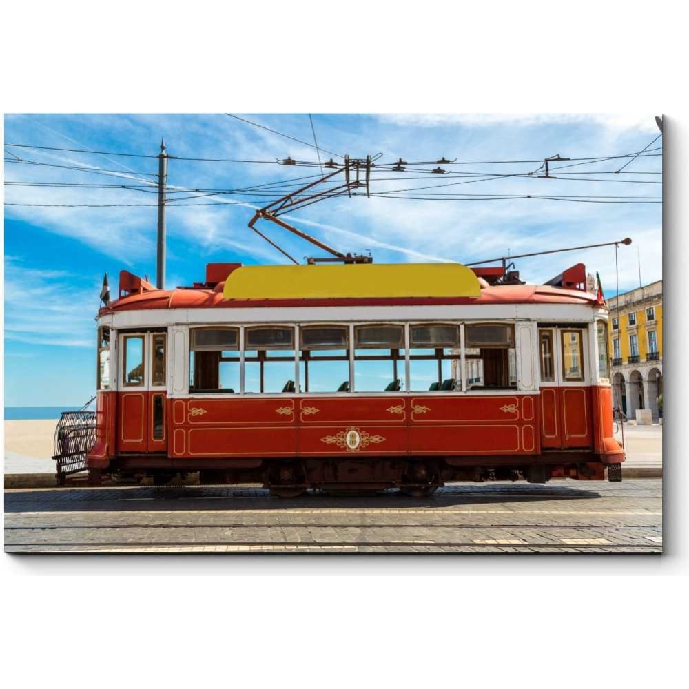 Картина Picsis идет по городу трамвай арсеньева д