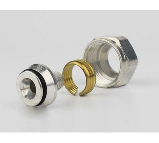 Изображение товара Резьбозажимное соединение ELSEN НГ ЕК, 3/4, 20x2,8 20x2,9, TIN латунь, для PEX труб, для PEX/AL труб EFB03.2028EK