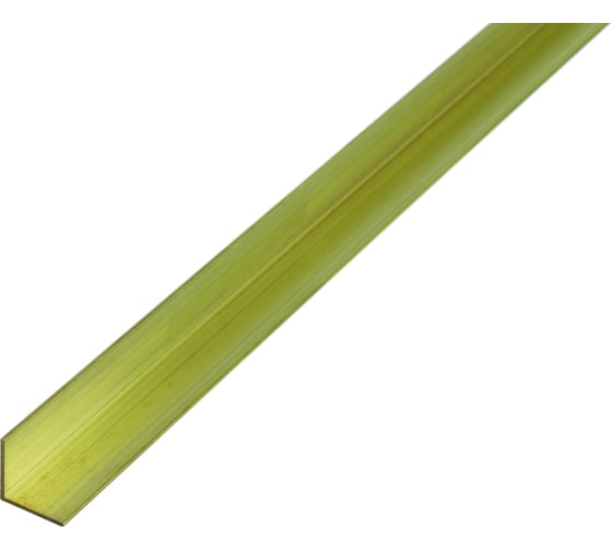 Изображение товара Уголок ALBERTS латунный 15x15x1,5х1000мм, 471446