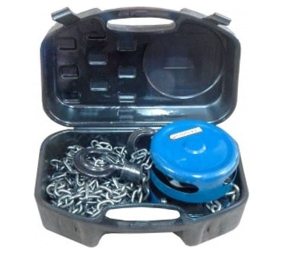 Изображение товара Механическая подвесная лебедка c фиксацией цепи натяжения, 2 т, в кейсе Forsage F-TRC9020S(15361)