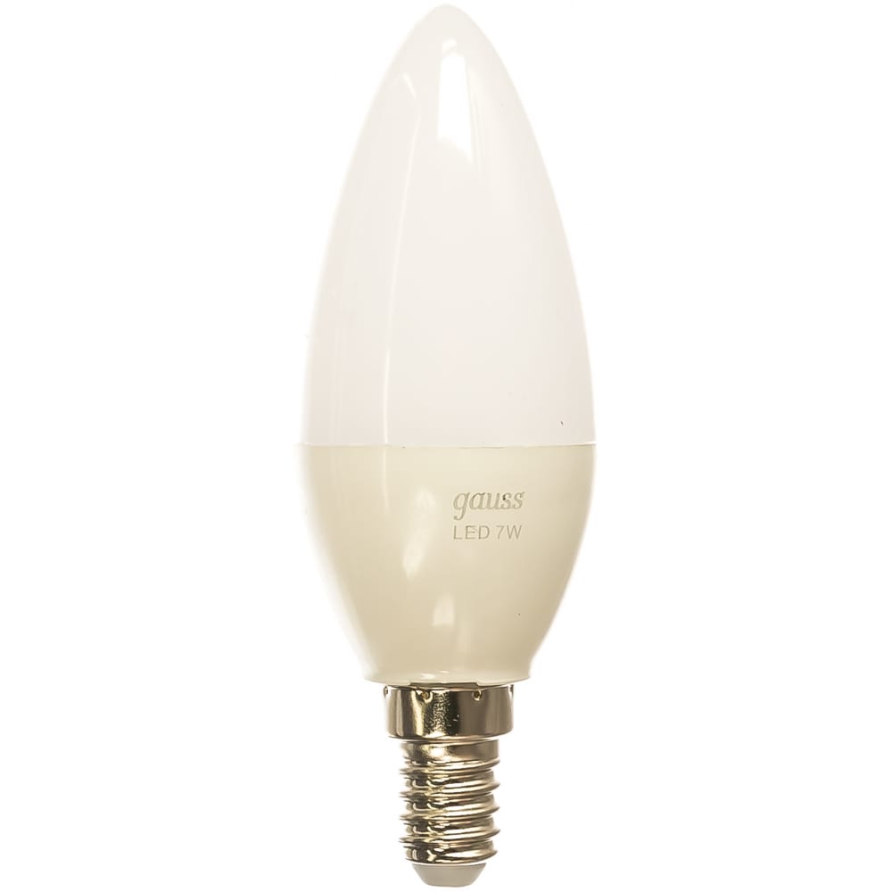 фото Лампа gauss led свеча e14 7w 550lm 4100к step dimmable 103101207-s