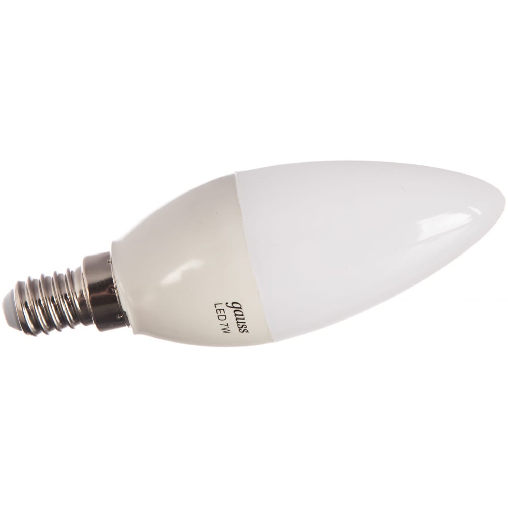 фото Лампа gauss led свеча e14 7w 520lm 3000к step dimmable 103101107-s