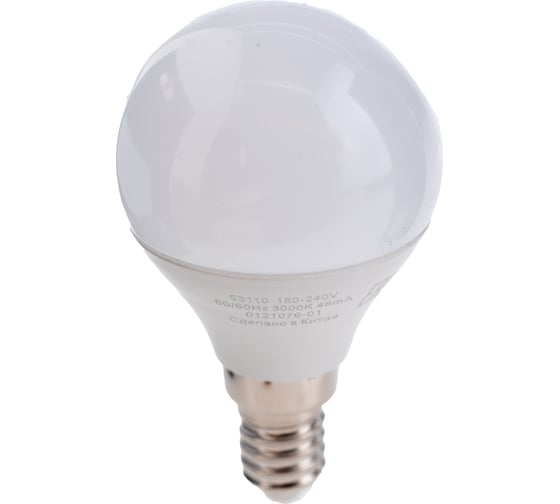 Изображение товара Лампа Gauss LED Elementary Шар 10W E14 880lm 3000K 53110