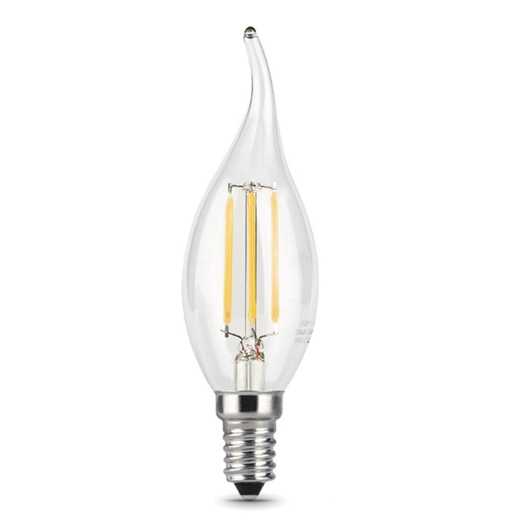 фото Лампа gauss led filament свеча на ветру e14 7w 550lm 2700к 104801107