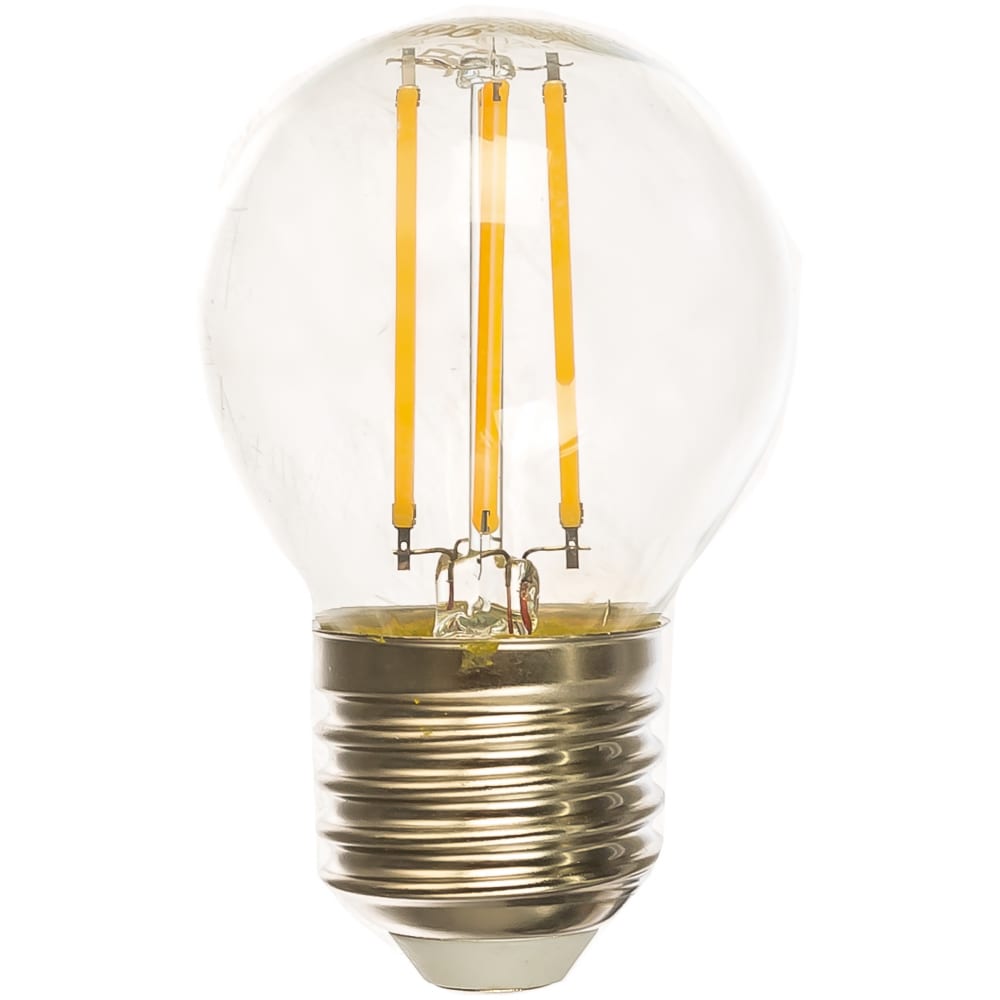 фото Лампа gauss led filament шар dimmable e27 5w 420lm 2700k 105802105-d