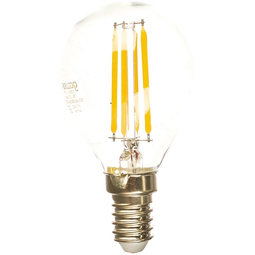 фото Лампа gauss led filament шар e14 7w 550lm 2700k 105801107