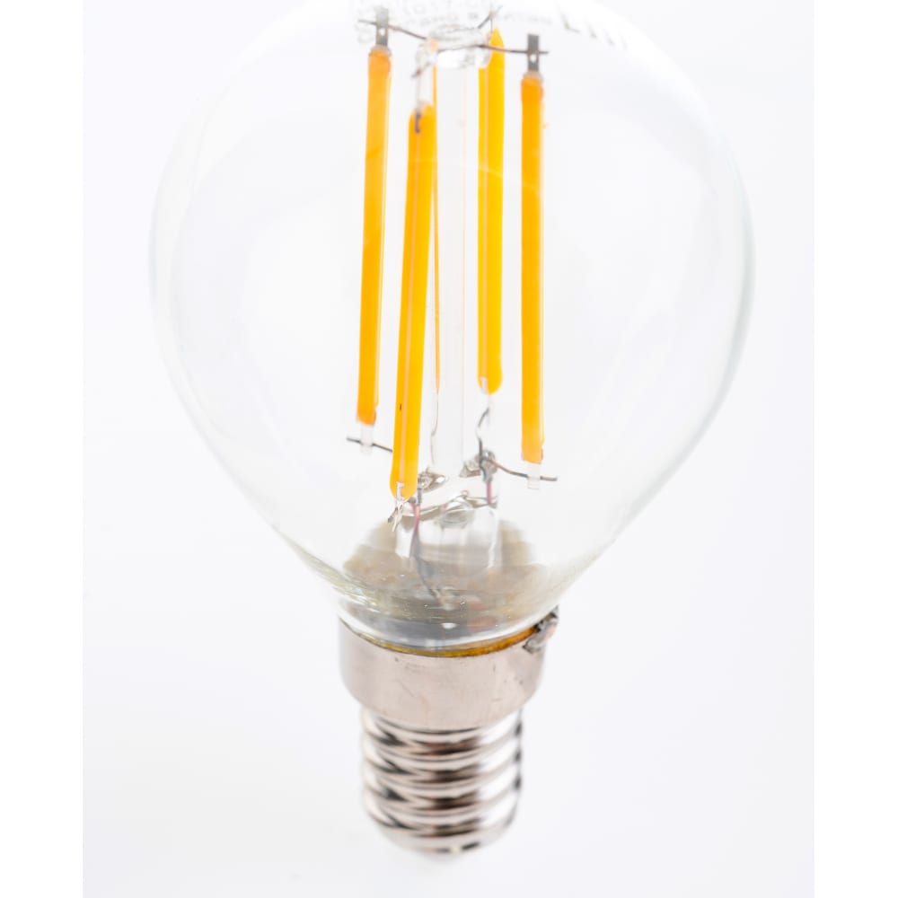 фото Лампа gauss led filament шар e14 7w 550lm 2700k 105801107