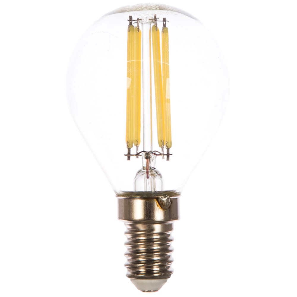 фото Лампа gauss led filament шар e14 7w 580lm 4100k 105801207-s