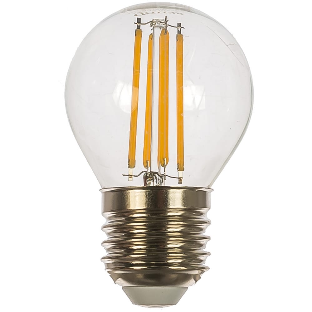 фото Лампа gauss led filament шар e27 7w 550lm 2700k 105802107-s