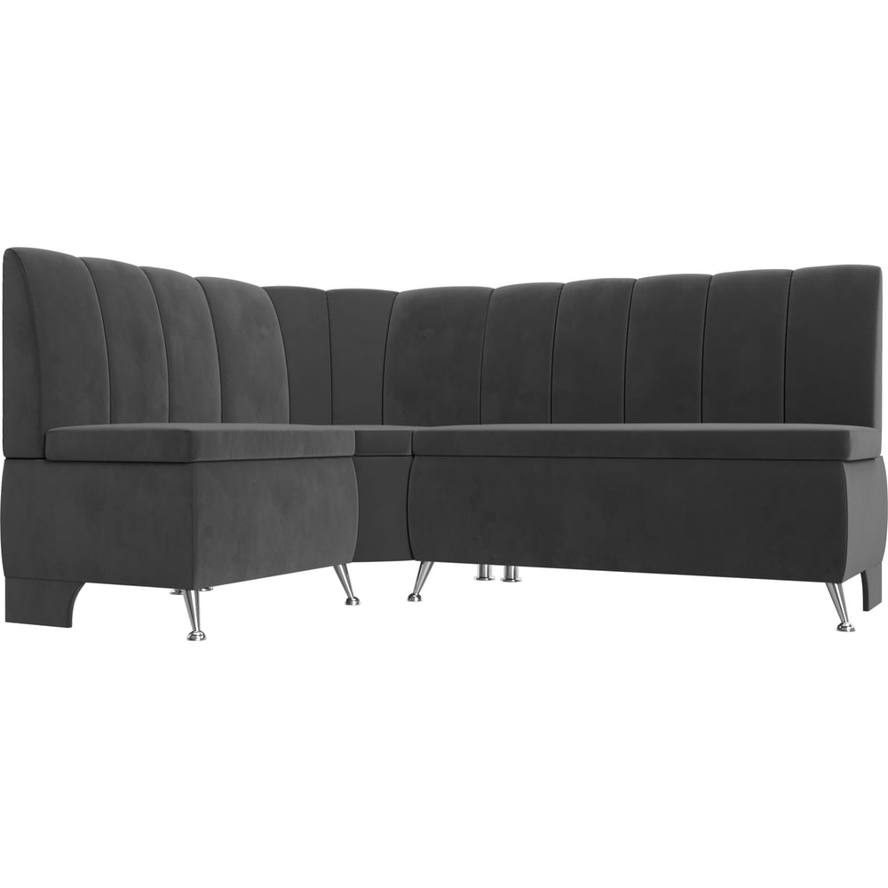 Изображение товара Кухонный угловой диван Лига диванов Кантри левый 106844L серый современный стиль