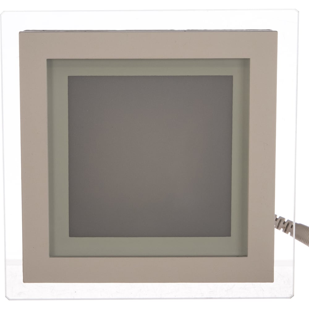 фото Квадратный светильник gauss с декоративным стеклом 948111112
