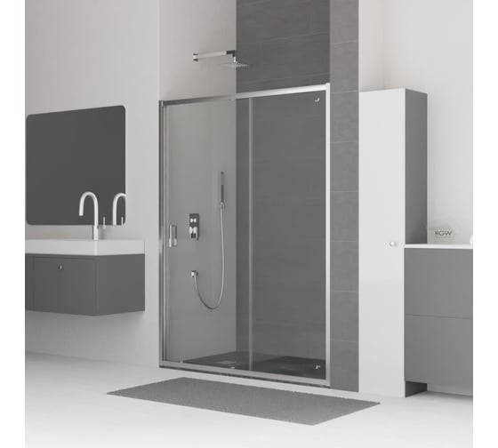 Изображение товара Душевая дверь RGW 120x185 CL-14 хром, прозрачное, 5 мм 32091412-11