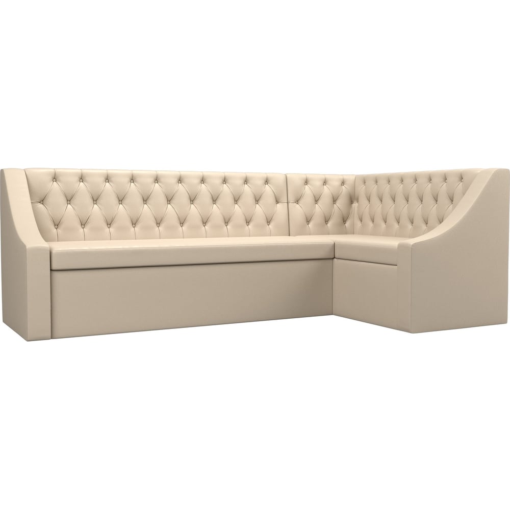 Изображение товара Угловой диван Мерлин правый угол из экокожи 4 места современный стиль