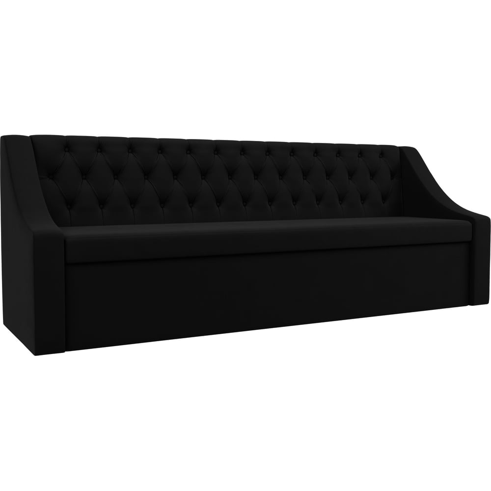 Изображение товара Кухонный диван Мерлин Лига диванов с механизмом дельфин черный современный стиль