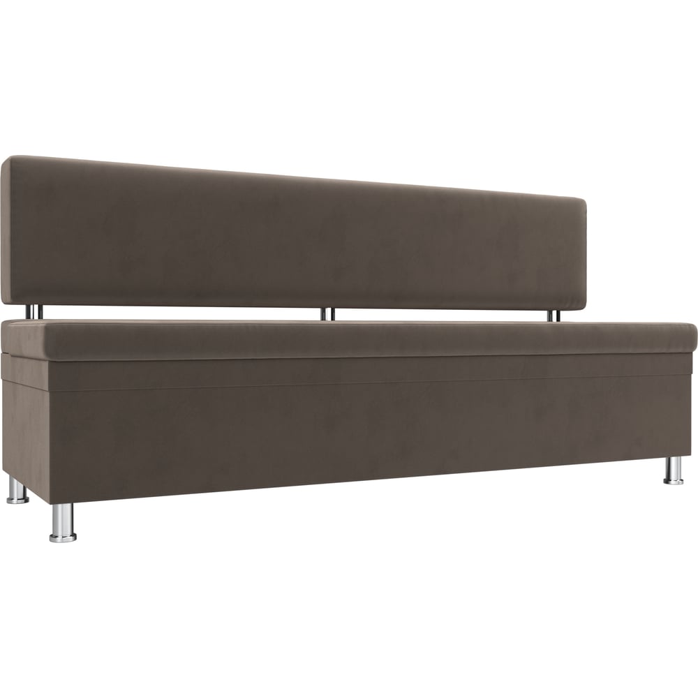 Изображение товара Кухонный диван Лига диванов Стайл 111639 коричневый велюр без механизма