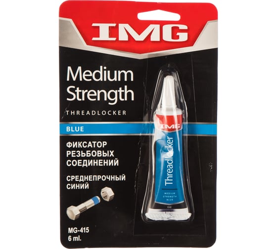 Изображение товара Фиксатор резьбовых соединений IMG многоцелевой, синий, 6мл MG-415 743603