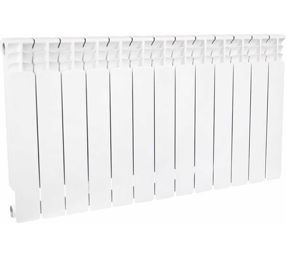 Изображение товара Биметаллический радиатор STOUT Space 500 13 секций боковое подключение SRB-0310-050013