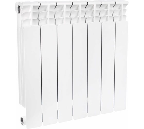 Изображение товара Биметаллический радиатор STOUT Space 500 7 секций боковое подключение SRB-0310-050007