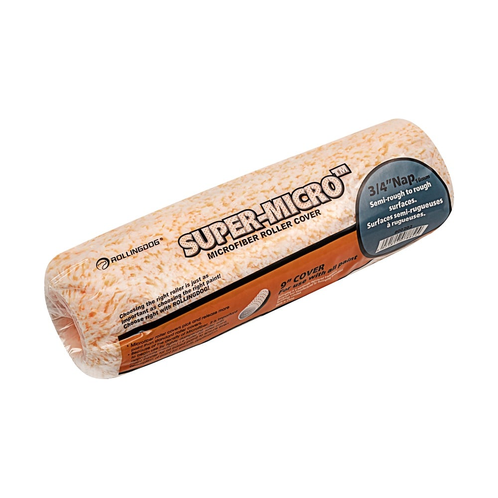 Изображение товара Малярный валик Rollingdog Super-Micro 230 мм., микрофибра, ворс 19 мм., диаметр 38 мм., 00202 Изображение товара Малярный валик Rollingdog Super-Micro 230 мм., микрофибра, ворс 19 мм., диаметр 38 мм., 00202