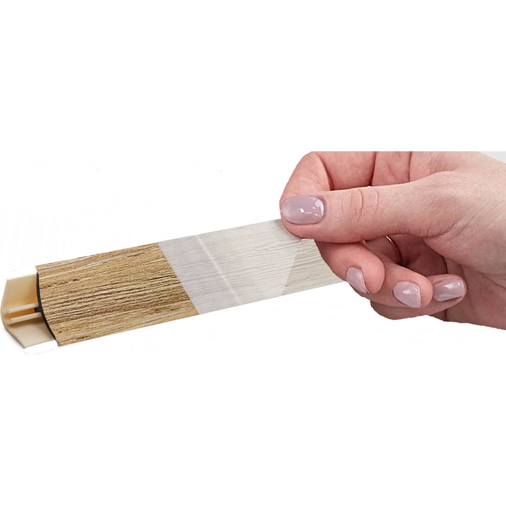 Изображение товара Плинтус KORNER LB 15 18 дуб сонома светлый 3 метра