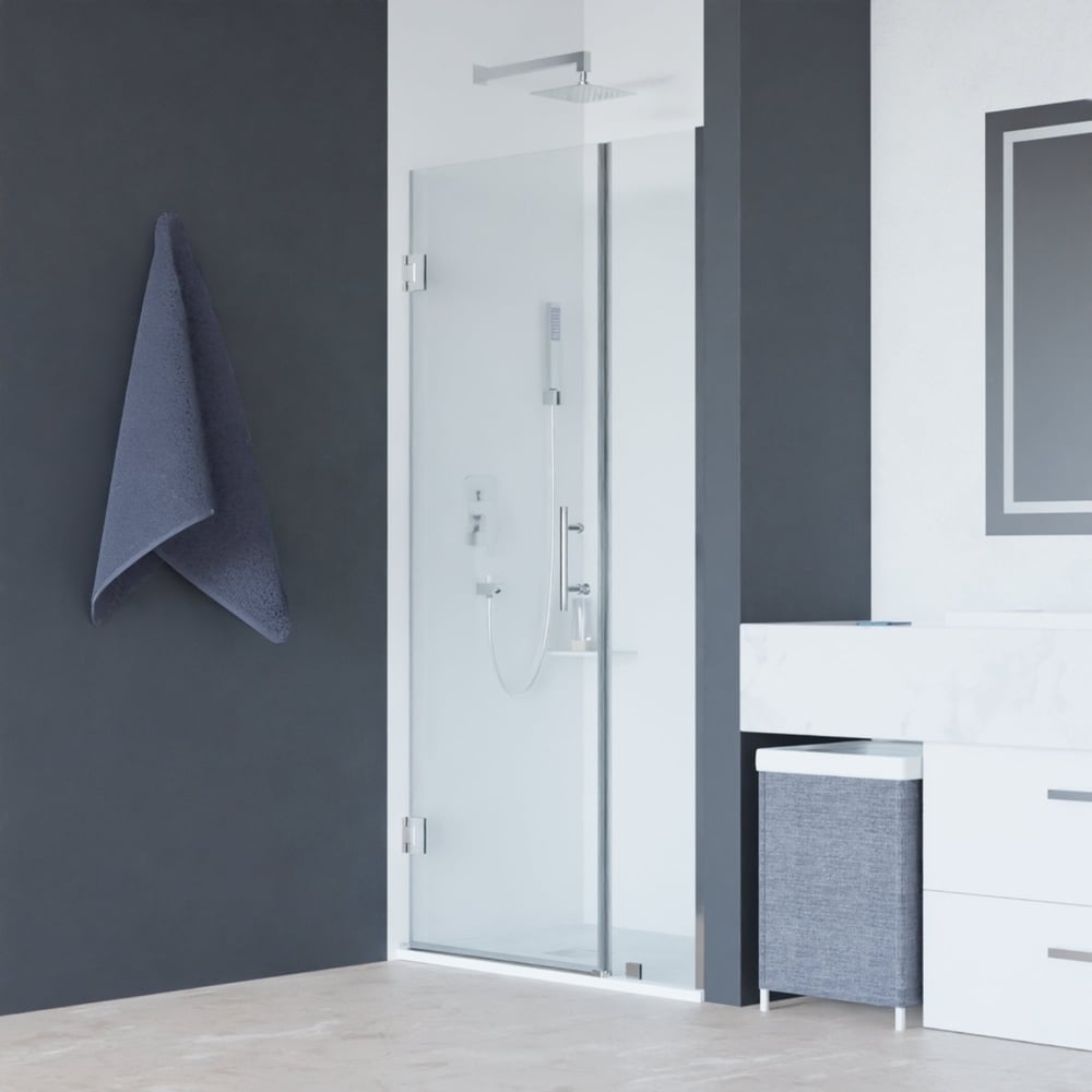 Изображение товара Душевая дверь RGW 110x195 HO-012 хром, прозрачное стекло, 8 мм