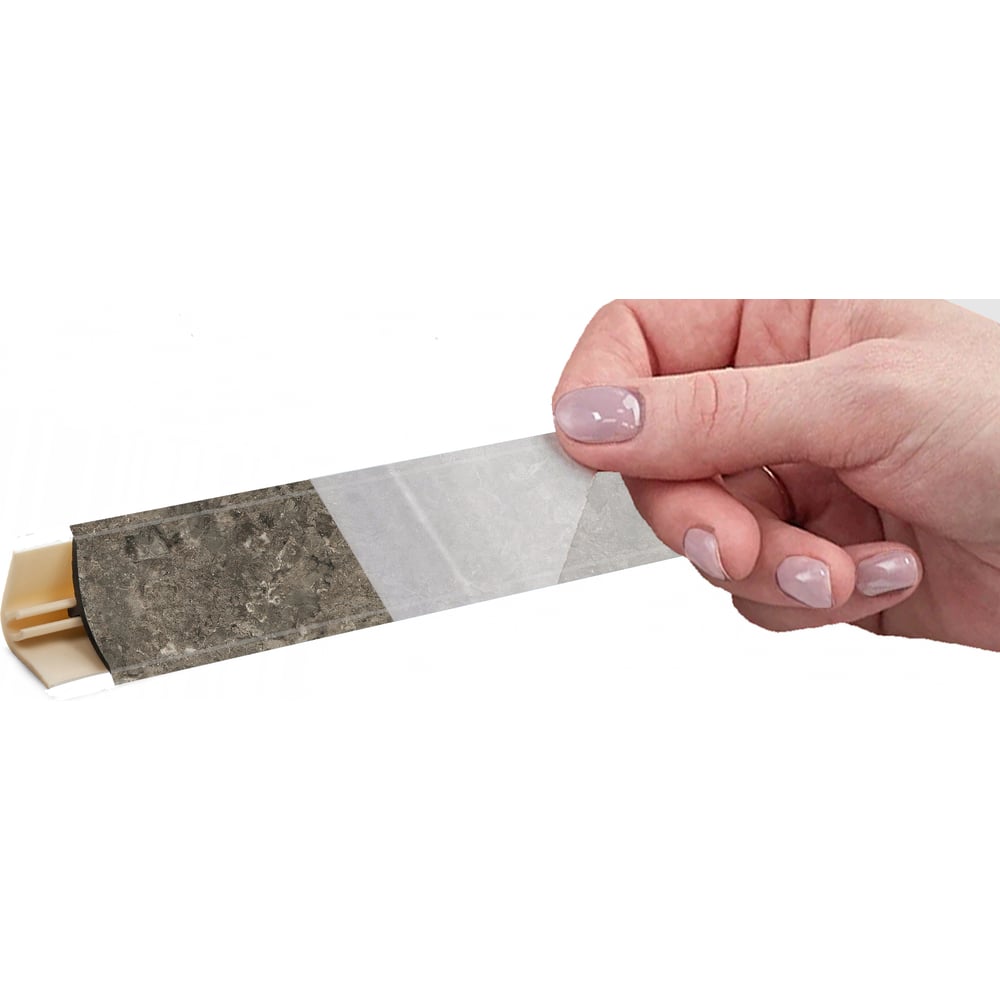 Изображение товара Плинтус KORNER LB 15 37 аламбра темная 3 метра для интерьера