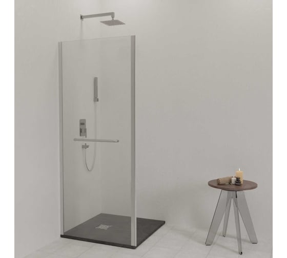 Изображение товара Боковая панель RGW 80x200 Z-060-3 хром, прозрачное, 6 мм 352206308-11