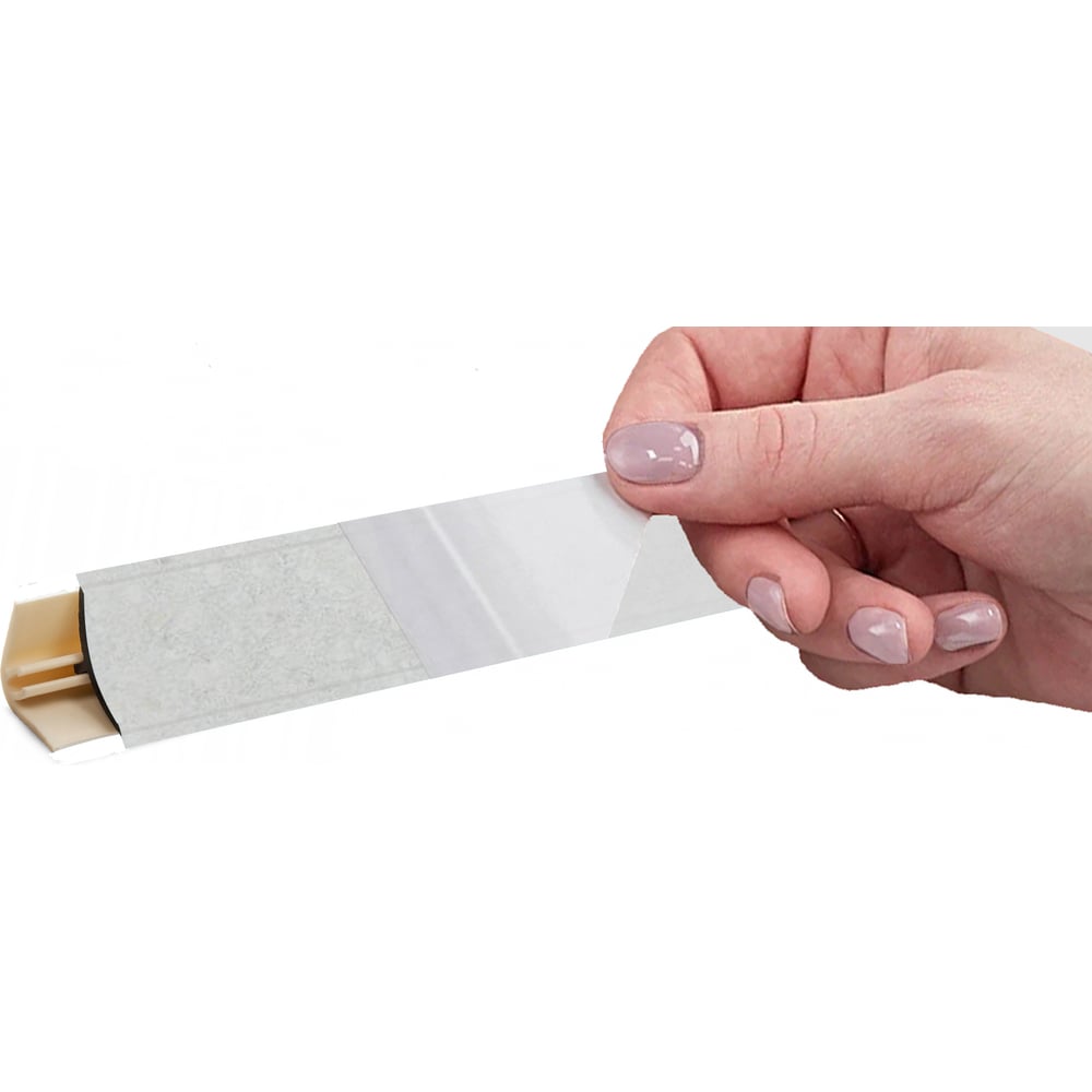 Изображение товара Плинтус KORNER LB 15 36 бриллиант белый 3 м пластиковый для пола и стен