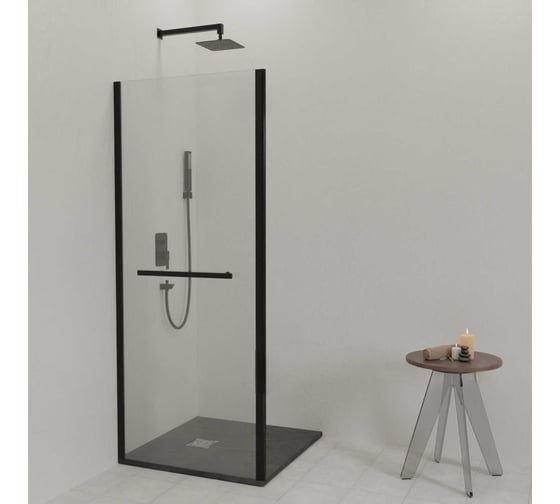 Изображение товара Боковая панель RGW 100x200 Z-060-3-B чёрный, прозрачное, 6 мм 352206300-14