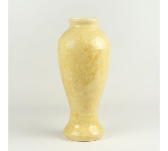 Изображение товара Декоративная ваза Сады Аурики Нежность бежевая h - 33 см d - 14 см 067735