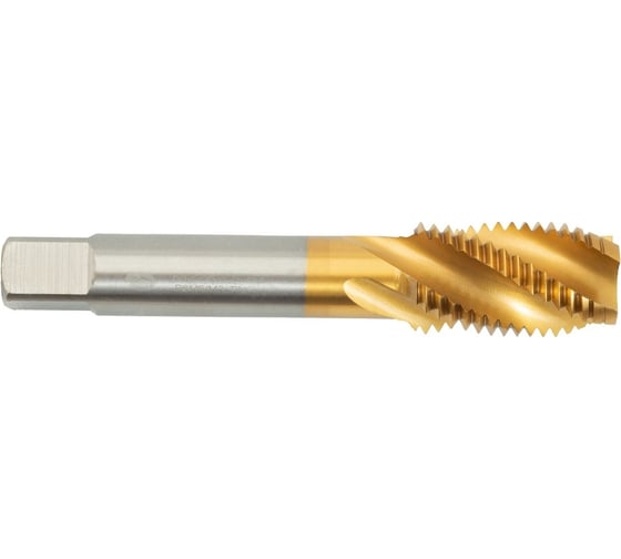 Изображение товара Метчик SDW TOOLS м/р m22x2,5 p6m5 tin гост 17933-72, с винтовой канавкой, tn00019