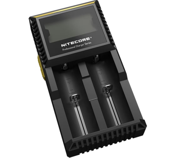Изображение товара Зарядное устройство Nitecore d2 18650/16340 на 2 акб intellicharge v2 совместим с li-ion и ni-mh/ni-cd аккумуляторами с автоматическим определением 11479