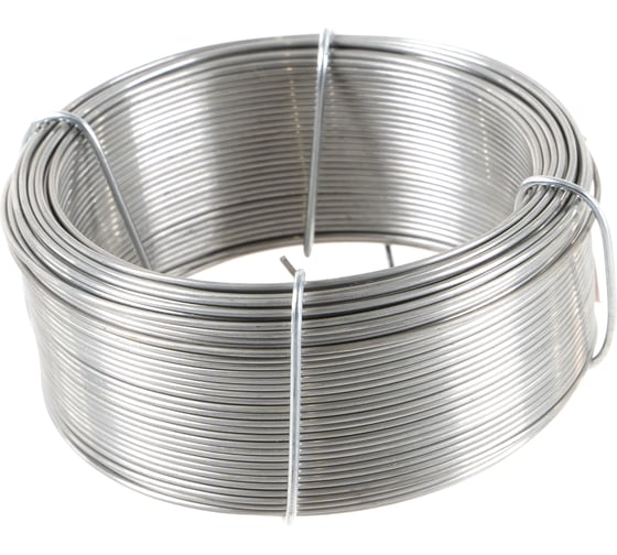 Изображение товара Стальная нержавеющая проволока Стройбат 1.4 мм х 50 м 34244