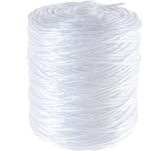 Изображение товара Полипропиленовый крученый шпагат Стройбат 2200 текс, белый, 360 м 27857