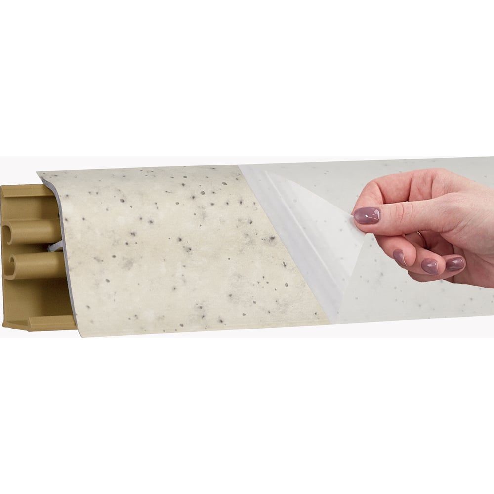 Изображение товара Плинтус KORNER LB 38 24 семолина бежевая 3.0 м