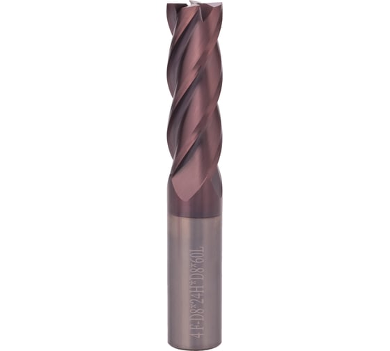 Изображение товара Фреза концевая твердосплавная 8x24x60 мм, 4z, P20 TiALN. S8 мм H-Tools 19941-080