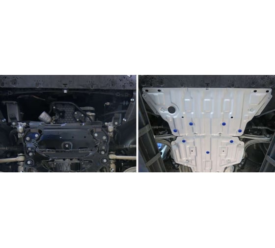 Изображение товара Защита картера Rival для Audi A4 АКПП 2015-н.в./A5 АКПП 4WD 2016-н.в, ал. 4 мм, 333.0334.1