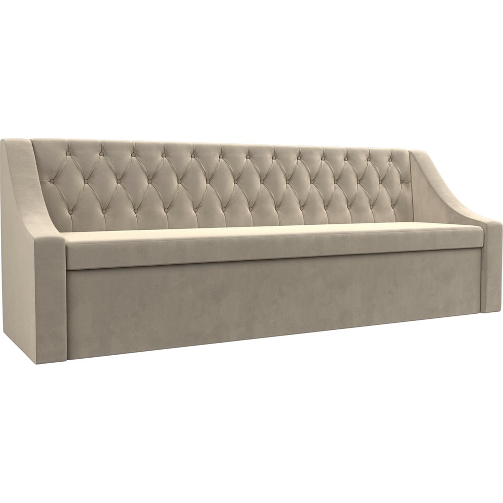 Изображение товара Кухонный прямой диван Мерлин Лига с механизмом дельфин и микровельветом