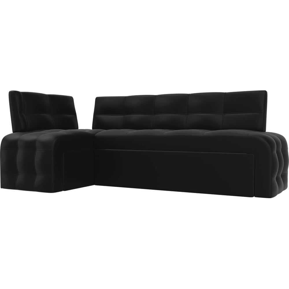 Изображение товара Кухонный угловой диван Люксор левый угол из экокожи современный дизайн