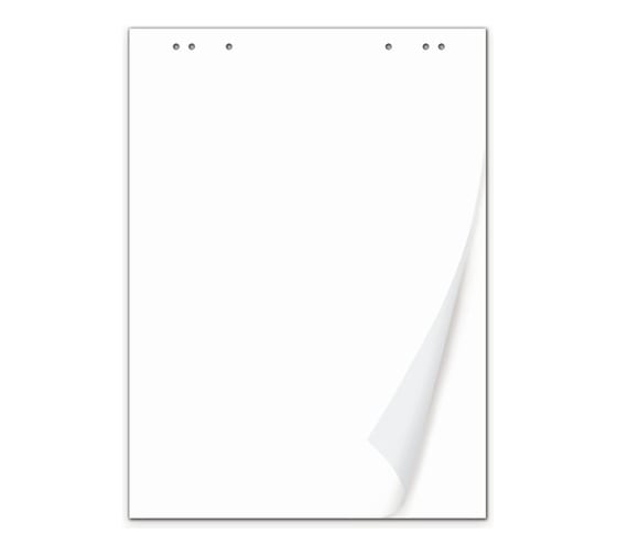 Изображение товара Блокнот для флипчарта, 20 листов, 67,5х98 см, 80 г/м2, BRAUBERG 128646