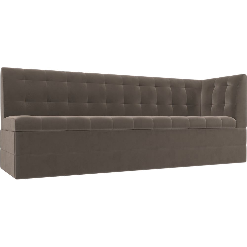 Изображение товара Кухонный диван Бриз с углом справа Лига диванов 1810х850х620 велюровый