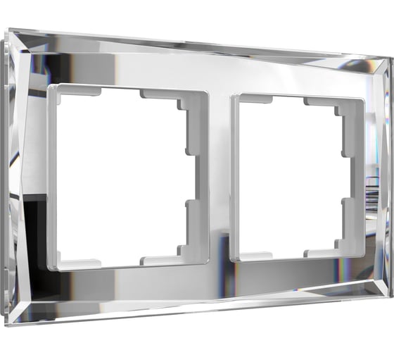 Изображение товара Рамка на 2 поста Werkel WL08-Frame-02 зеркальный a045796