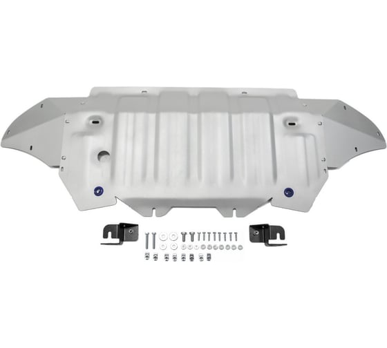 Изображение товара Защита радиатора и картера Rival для Audi Q7 2015-н.в, алюминий, 4 мм 333.0329.1