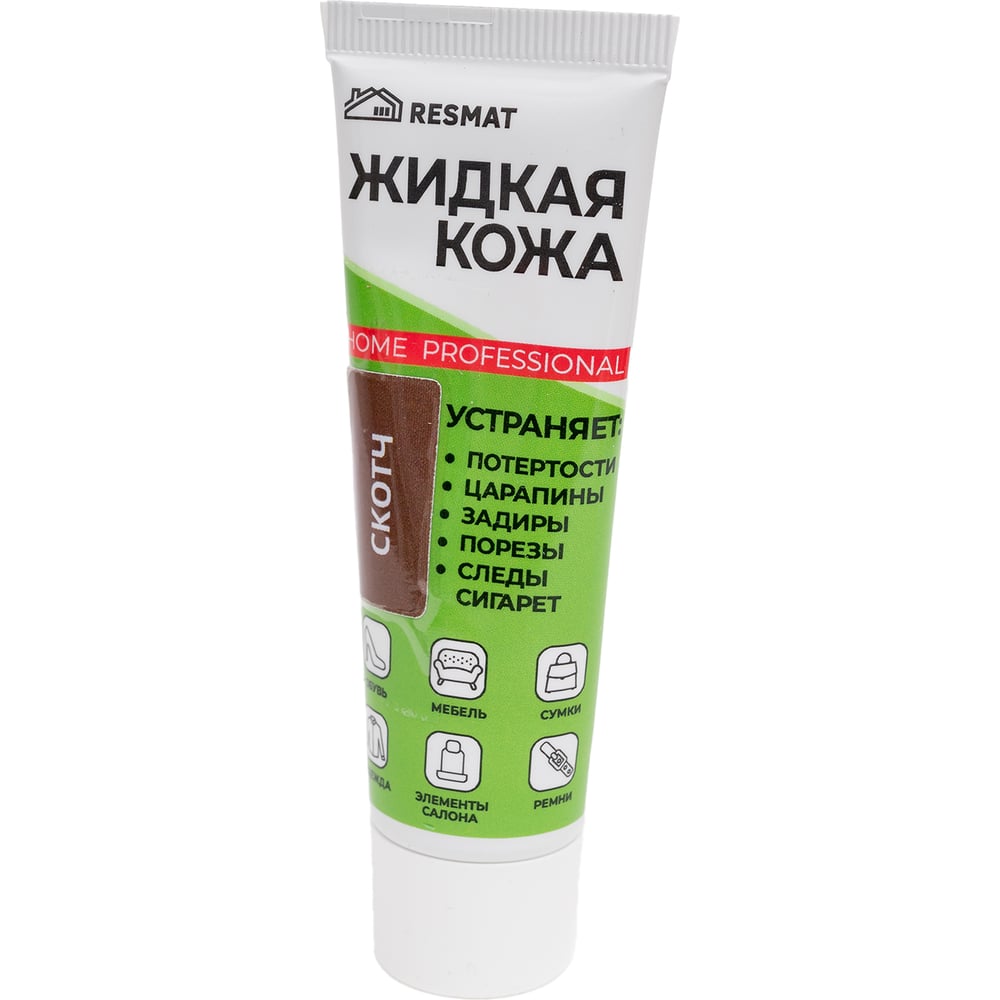Изображение товара Жидкая кожа Resmat ЖК-11 30 мл цвет скотч для ремонта и реставрации