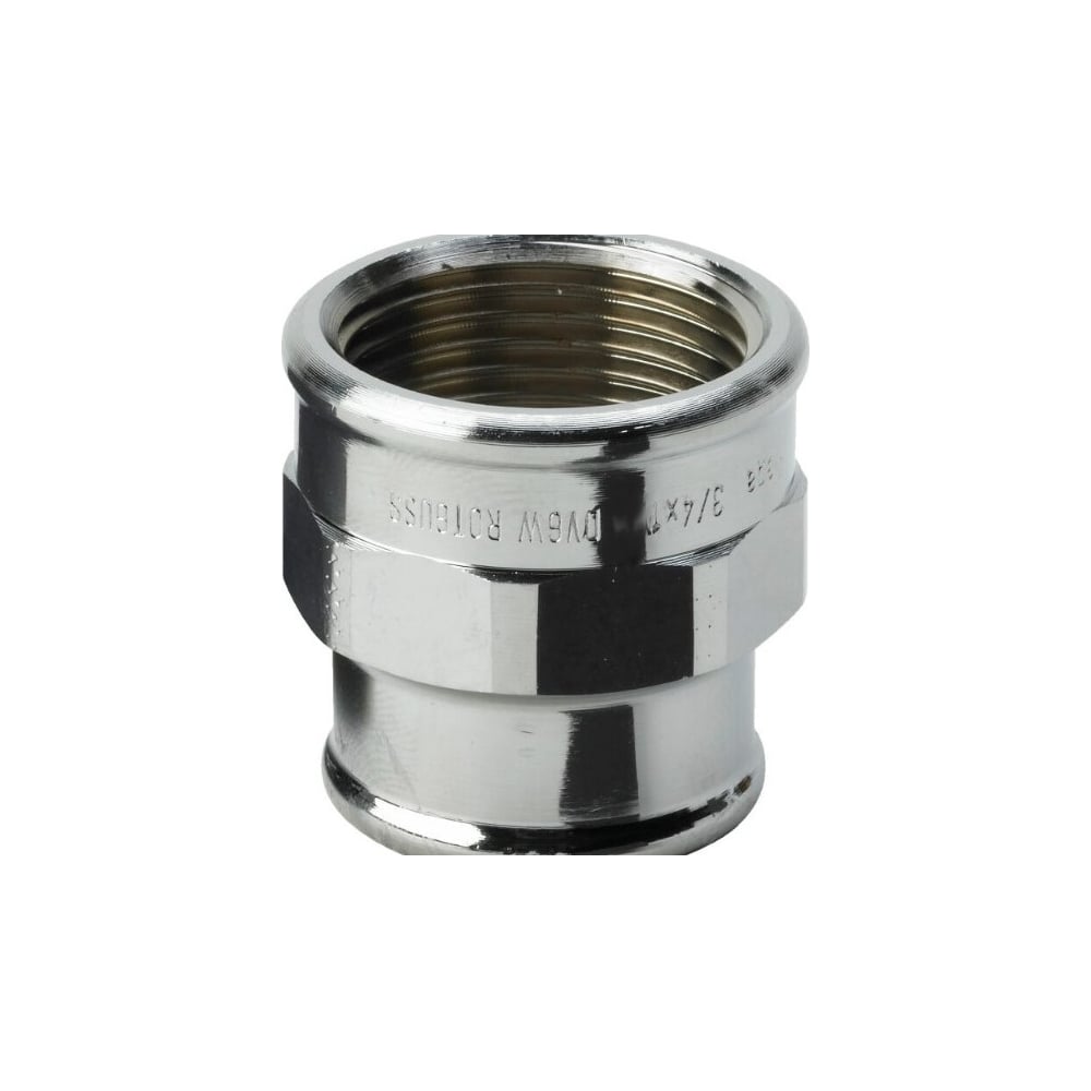 Изображение товара Муфта Viega ВВ 1 3/4 бронза RX хромированная переходная внутренне-внутреннее соединение