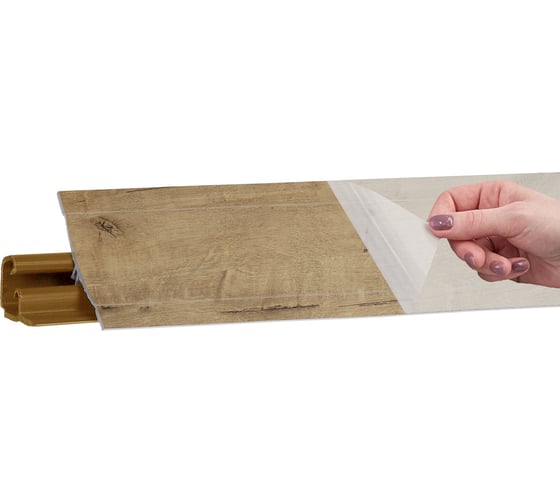 Изображение товара Плинтус KORNER LB 231 34 дуб бунратти 3.0 м 34 231-34