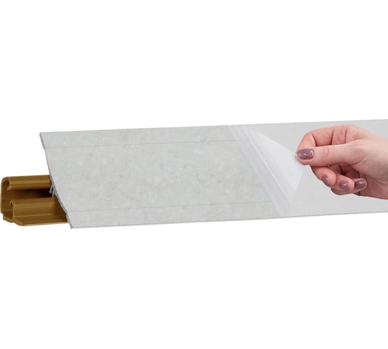 Изображение товара Плинтус KORNER LB 231 36 бриллиант белый 3.0 м 36 231-36