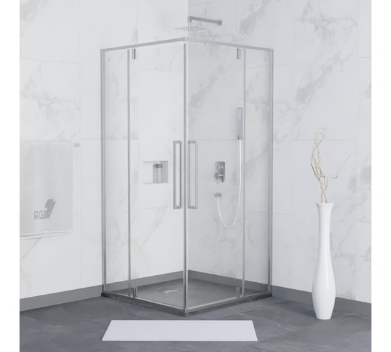 Изображение товара Душевой уголок RGW 80x80x200 SV-33 Квадрат/Хром/Прозрачное/6 мм 06323388-11