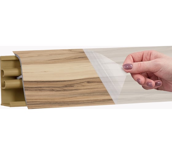 Изображение товара Плинтус KORNER LB 38 19 индийское дерево 3.0 м 19 38-19