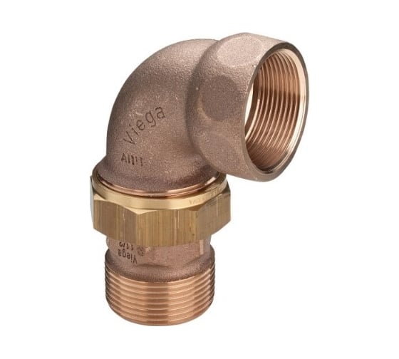Изображение товара Разъемное соединение Viega угловое 1 1/4 НВ, бронза 348694